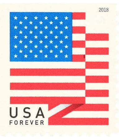 Roll of a 100 Year 2018 Sealed USPS Forever Postage Stamps